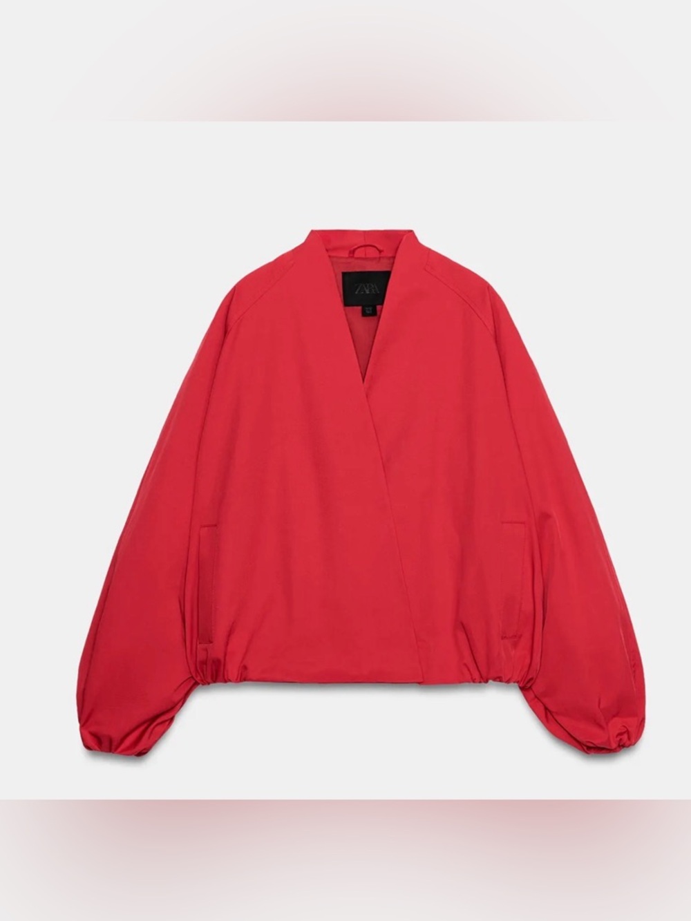ZARA ZW COLLECTION BOMBER JACKET L